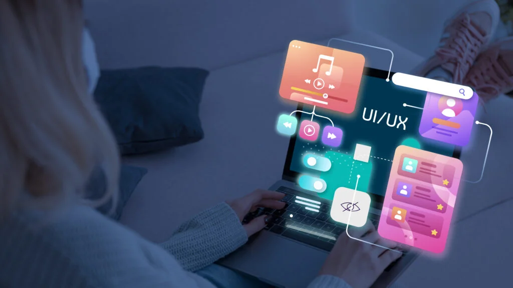 Interface profissional, atraente e bem investida