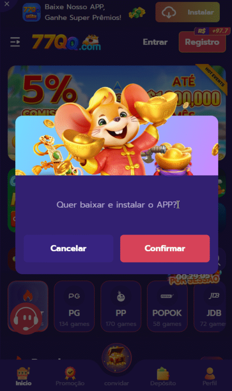 Como Baixar o App 77QQ para Aproveitar Entretenimento de Alta Qualidade